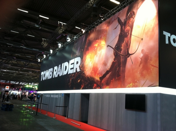 TOMB RAIDER Stall GamesCom 2012 Cologne