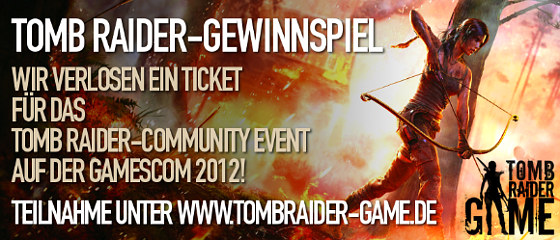 Tomb Raider GamesCom 2012 Gewinnspiel